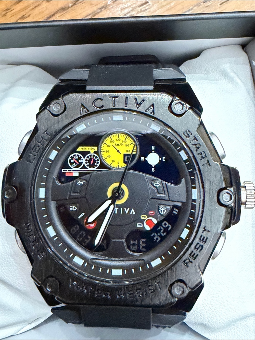 Invicta Activa Dashboard Black Multifunction Sports Watch